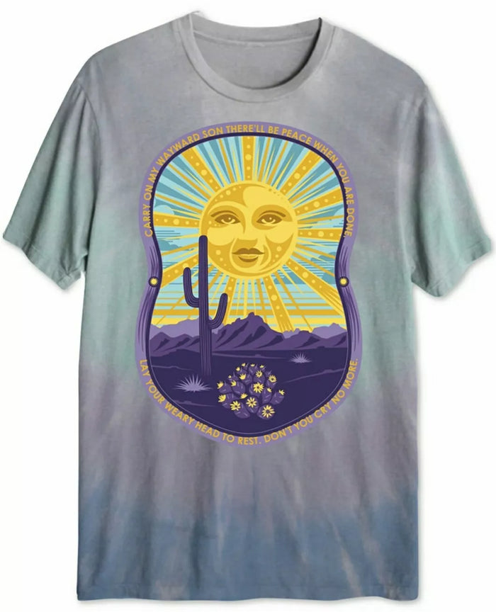 Wayward Son Mens Graphic T-Shirt, Blue, Size XL by Vanessa Jane