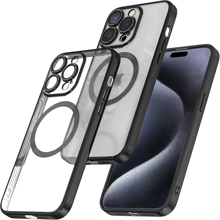 Mag Safe Case With Camera Lens Cover for iPhone 17 16 15 14 13 12 11 Pro Max Plus Air by Merch Section