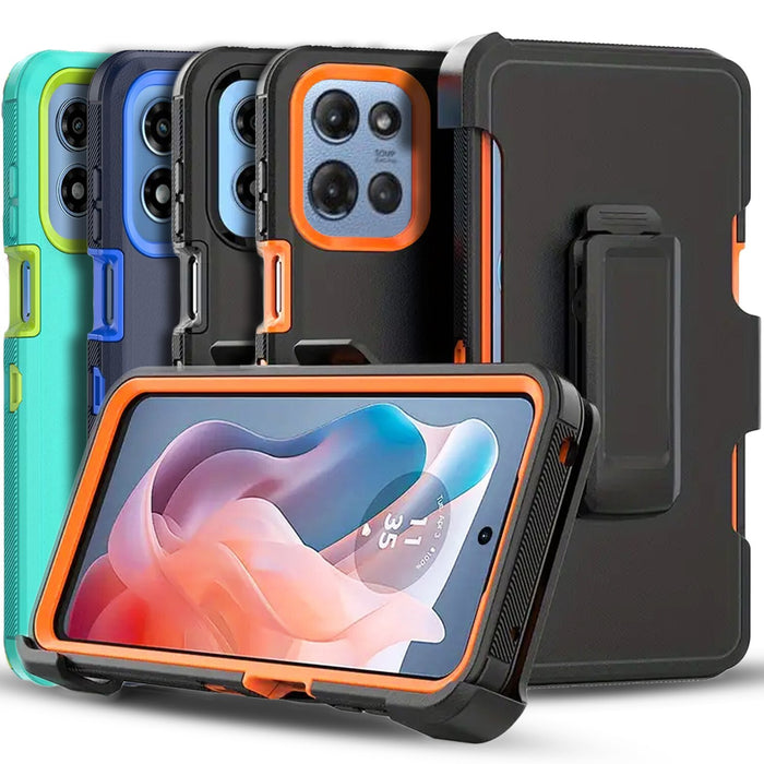 Shockproof Case with Tempered Glass for Motorola Moto G 2026 Multicolor by Merch Section