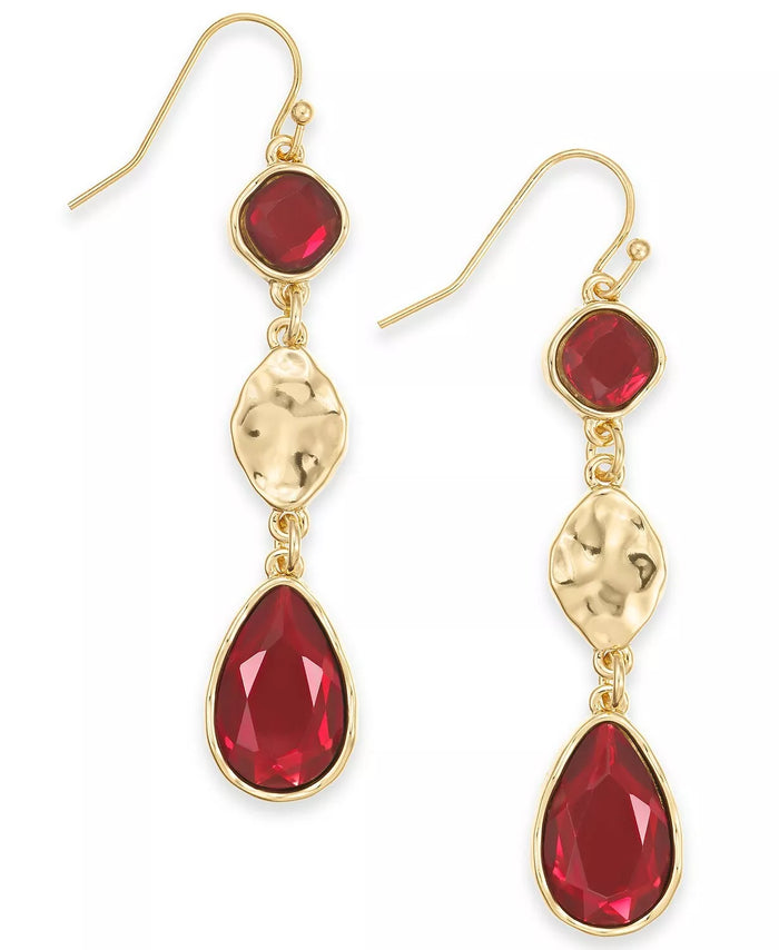 Style and Co Linear Triple Drop Earrings by Vanessa Jane