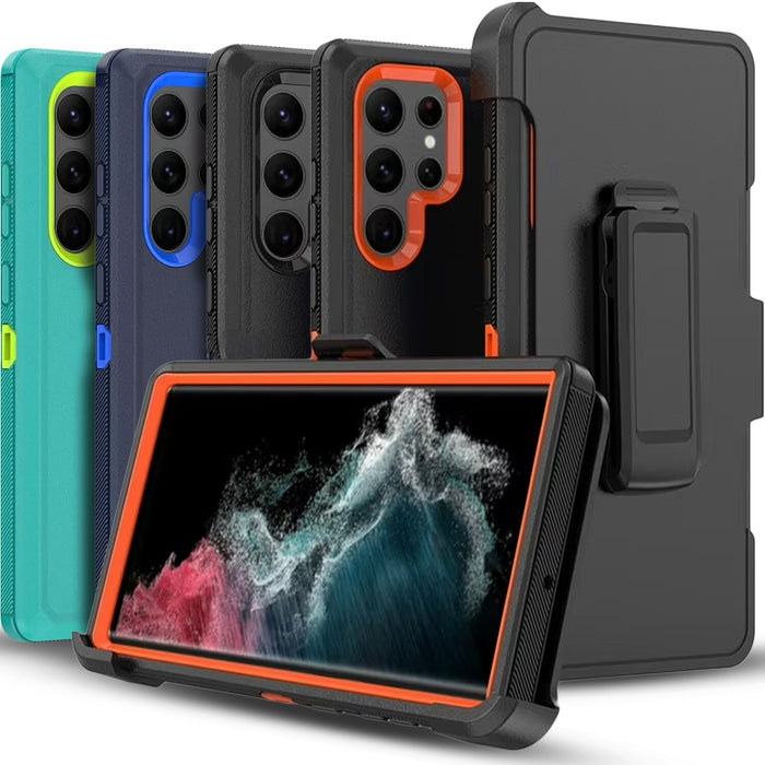 Shockproof Case with Tempered Glass for Samsung Galaxy S26 Ultra Multicolor by Merch Section