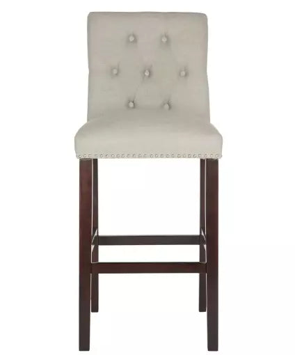Safavieh 31.5 -Inch Norah Light Grey Barstool (Set of 2) ? Light Grey 19 x 20 by Vanessa Jane