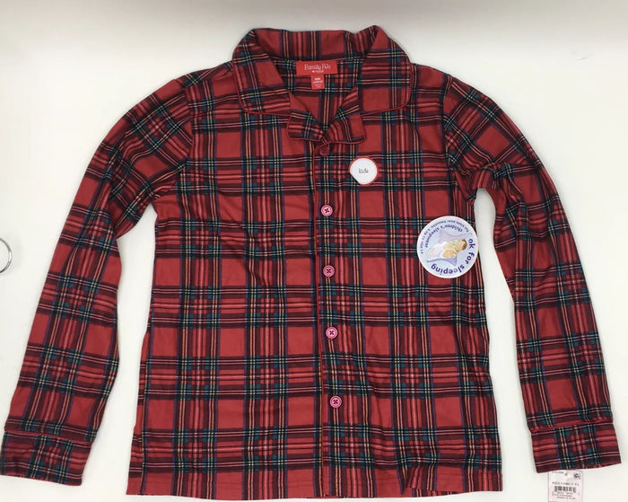 Family Pajamas Boys Red Brinkley Plaid Holiday Kids Sleep Shirt Pajama Top 2T/3T by Vanessa Jane