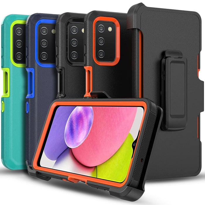 Shockproof Case with Tempered Glass for Samsung Galaxy A17 5G Multicolor by Merch Section