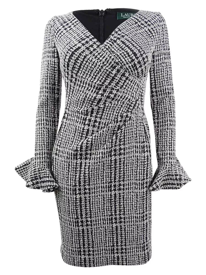 Lauren by Ralph Lauren Women's Plaid Ruched Dress by Vanessa Jane