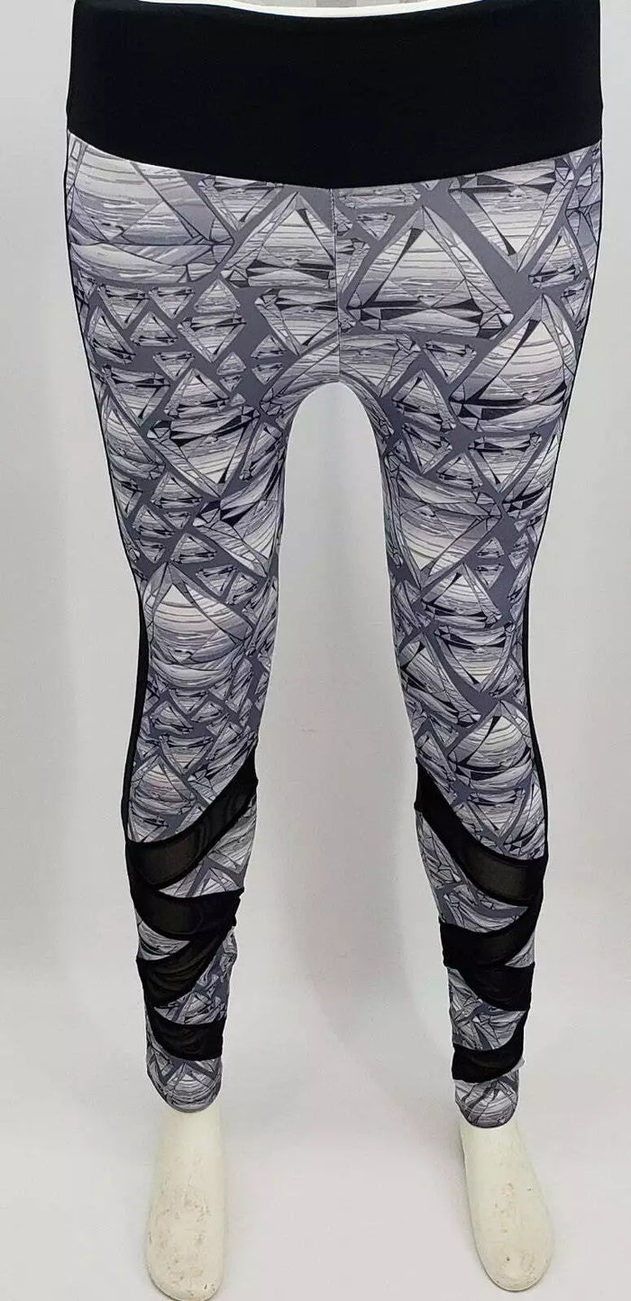 Orange Theory Fitness Womens City Vibes Legging, Gray Size Small by Vanessa Jane