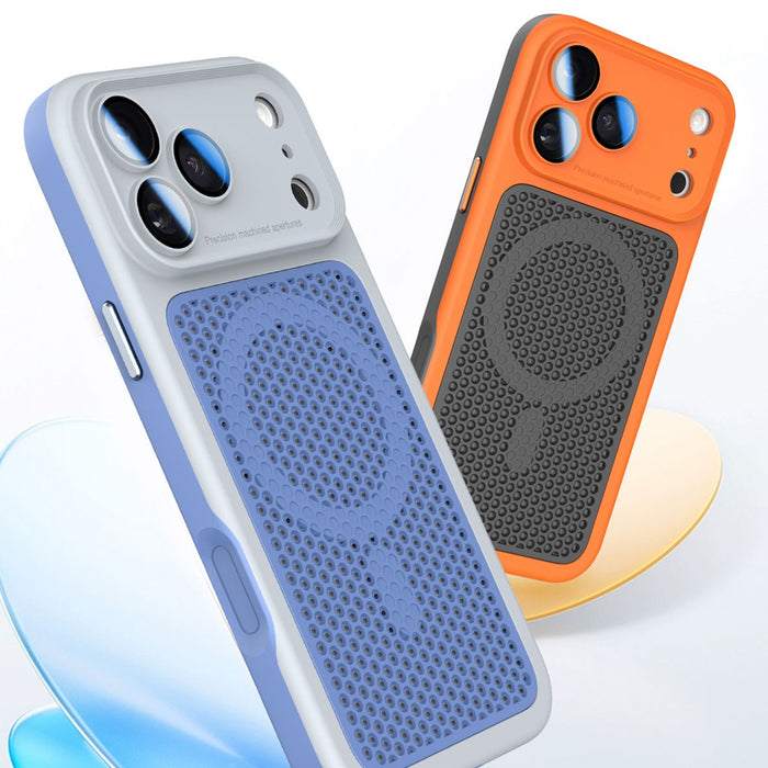 Heat Dissipation MagSafe Case with Lens Cover for iPhone 17 Pro Max 16 15 14 13 12 by Merch Section