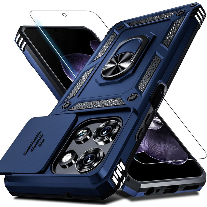 Shockproof Case with Tempered Glass for Motorola Moto G 2026 Multicolor by Merch Section
