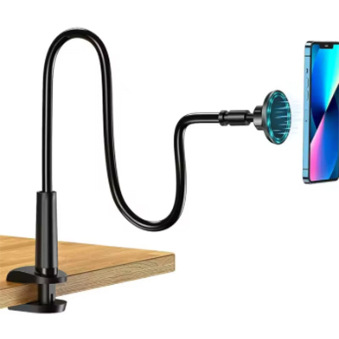 Magnetic Gooseneck Phone Holder Mount for Bed Desk for iPhone 17/16/15/14/13<wbr/>/12 by Merch Section