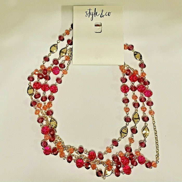 Style and Co Beaded Strand Necklace by Vanessa Jane