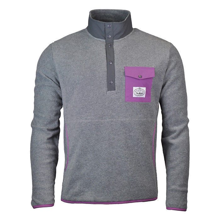 Poler Stuff Snap Specialty Fleece Jacket, XS/Grey by Vanessa Jane