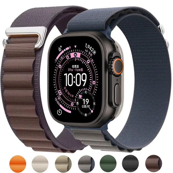 Alpine Loop Nylon Strap for Apple Watch Ultra 49mm Series 11 10 9 8 SE by Merch Section