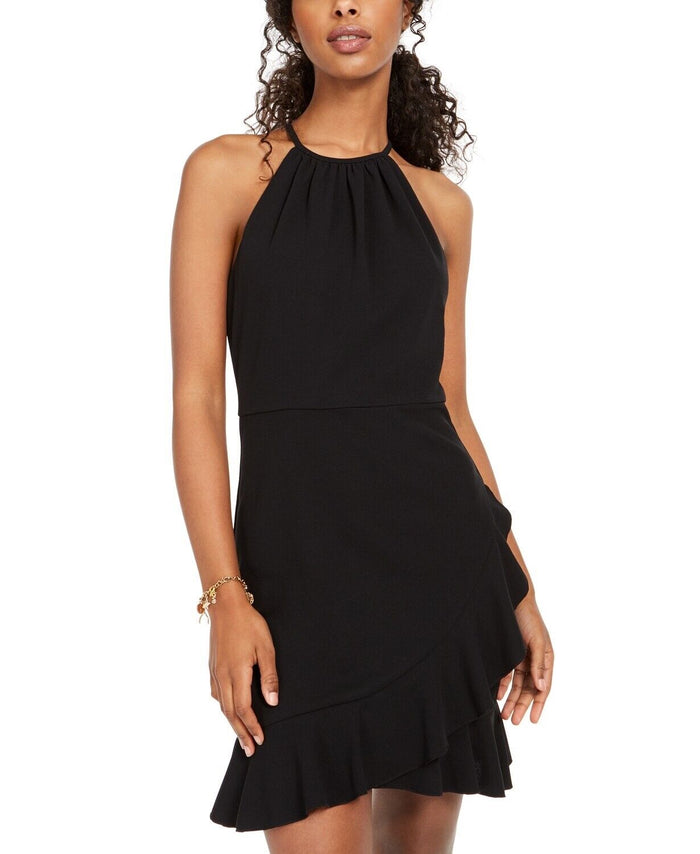 Teeze Me Juniors Ruffled Fit & Flare Dress by Vanessa Jane