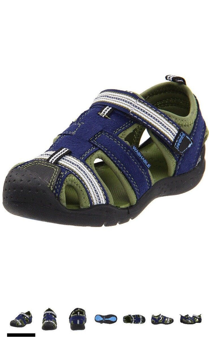 Pediped Flex Sahara Sandal, Blue 5 M US Toddler by Vanessa Jane