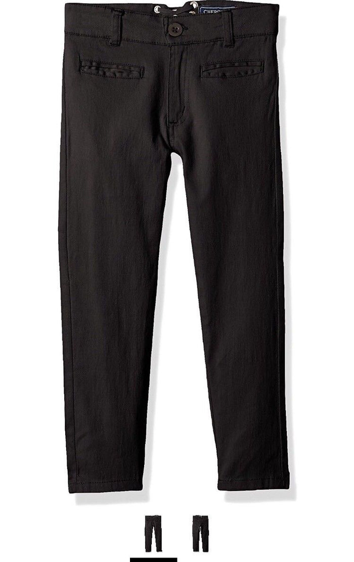 CHEROKEE Little Girls Uniform Strectch Twill Skinny Pant Size 5 by Vanessa Jane