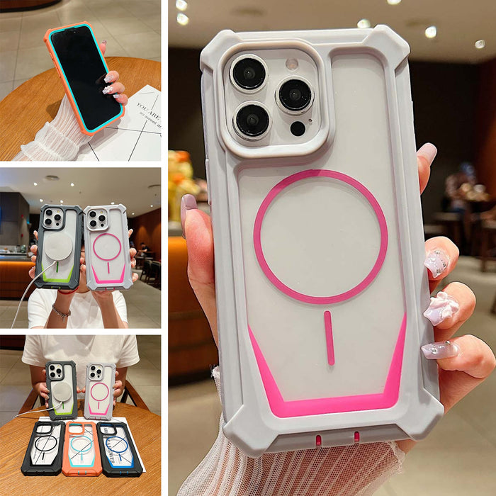 Mag Safe 2-in-1 Heavy Duty Shockproof Phone Case for iPhone 17 Pro Max Air 16 15 14 13 12 11 by Merch Section