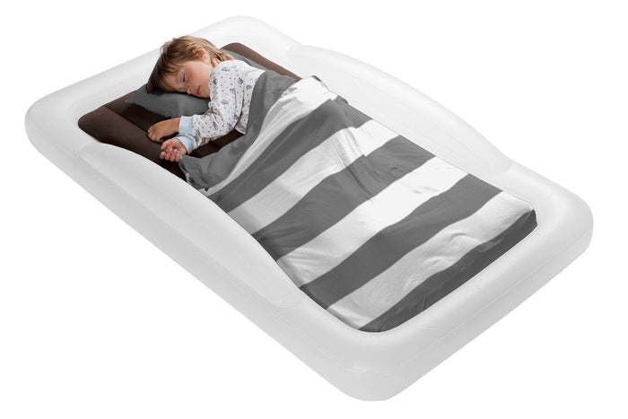 The Shrunks Kids Stripy Cotton Blanket - Grey 41x52 by Vanessa Jane