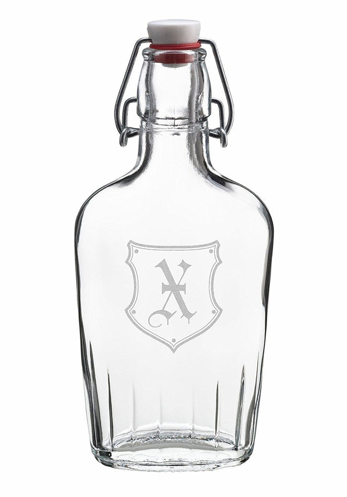 Lillian Rose Glass Growler Monogram X Flask by Vanessa Jane