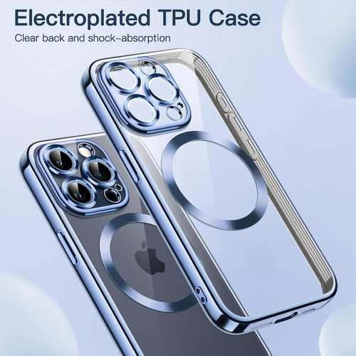 Mag Safe Case With Camera Lens Cover for iPhone 17 16 15 14 13 12 11 Pro Max Air Plus by Merch Section