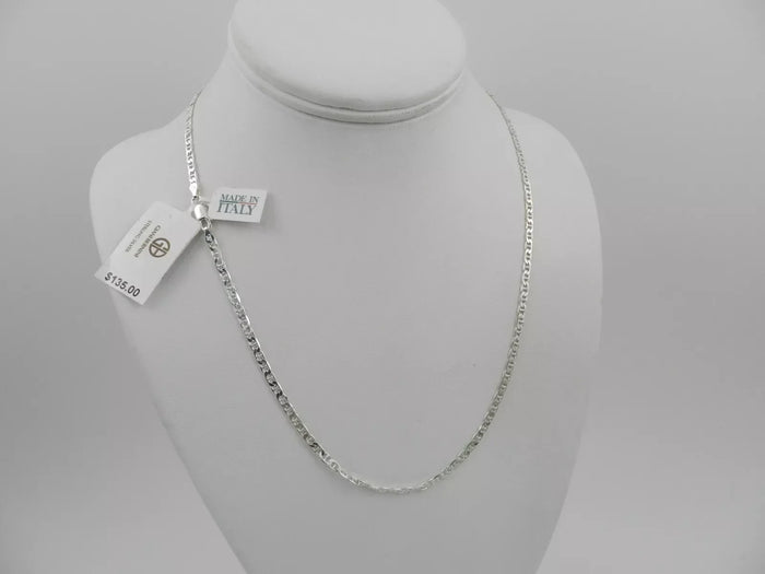 Giani Bernini Rolo Link 18 Chain Necklace in Sterling Silver by Vanessa Jane