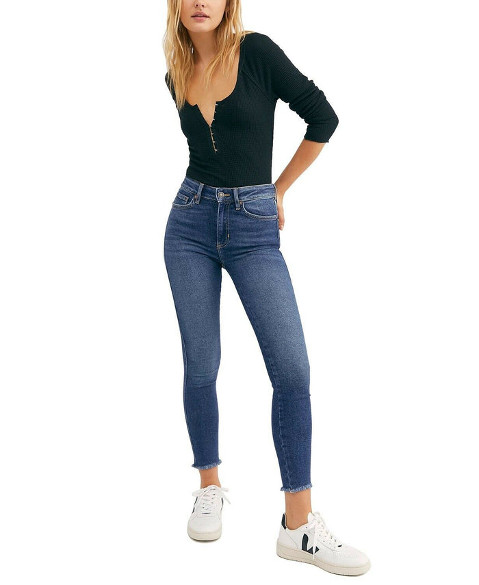 Free People Womens Ankle Skinny Jeans by Vanessa Jane