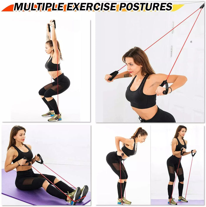 Exercise Resistance Bands With Handles, Comfortable and Non-Slip Handles With Do by Vanessa Jane