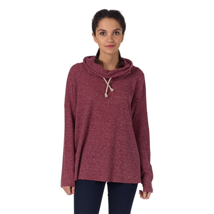 Burton Womens Bloom Knit Top, Sangria Heather, Small by Vanessa Jane