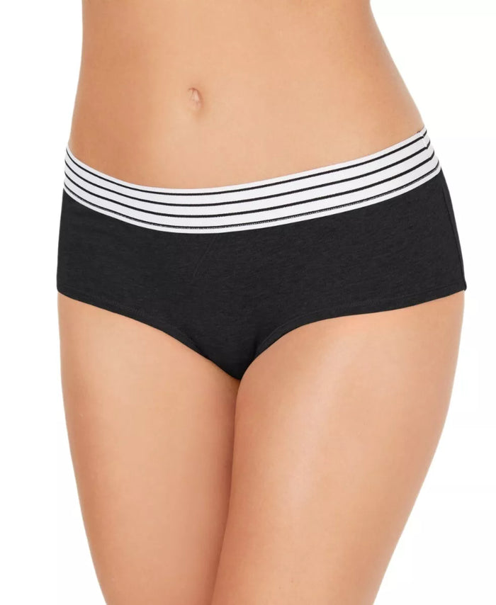 2 Pack Jenni Womens Elastic Waistband Cotton Hipster Underwear, Size 3X by Vanessa Jane