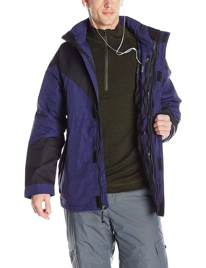 Colorado Clothing Men's Summit Anorak Shell Jacket, Navy, Medium by Vanessa Jane