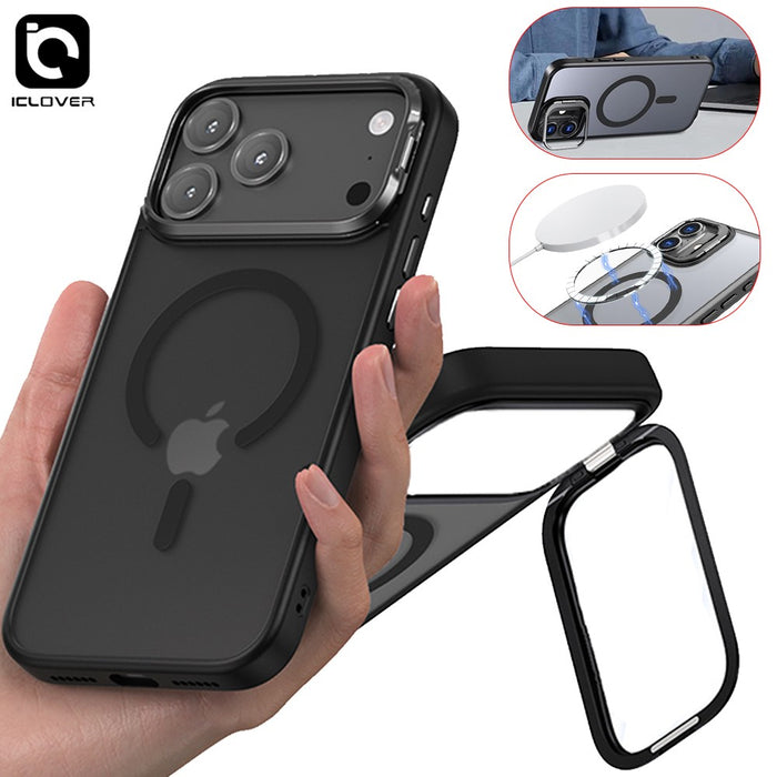 Magnetic Shockproof Case Camera Kickstand Cover for iPhone 17 Pro Max Air by Merch Section