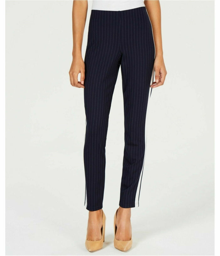 Hippie Rose Juniors Pinstripe Skinny Pants by Vanessa Jane