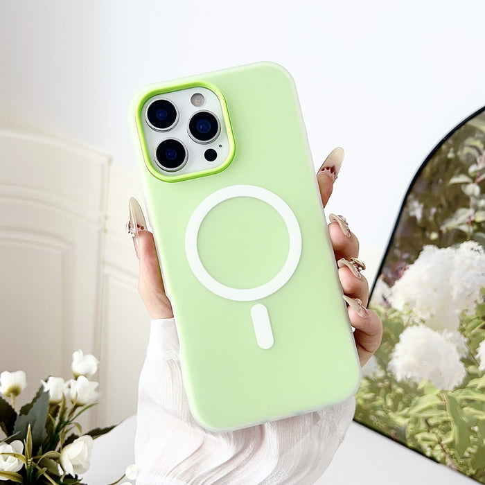 Magnetic MagSafe Jelly Color Case for iPhone 17 Pro Max Air 16 15 14 13 12 11 by Merch Section
