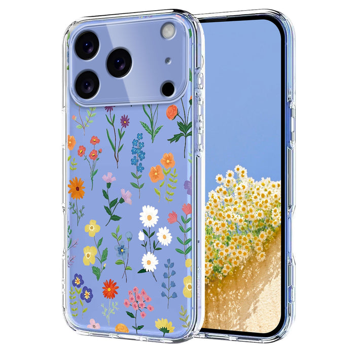 Cute Flower Print TPU Shockproof Case for iPhone 17 Pro Max 16 15 14 13 12 11 by Merch Section