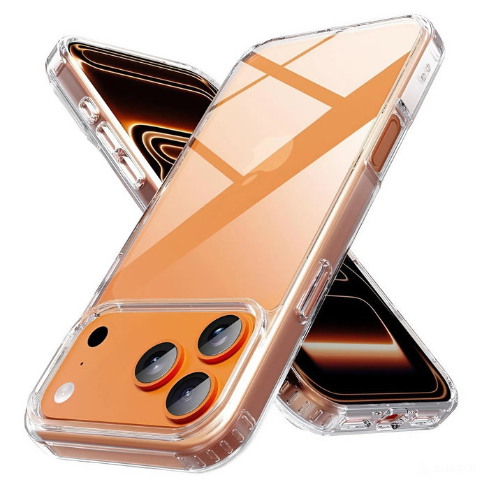 Clear Shockproof Slim Rugged Bumper Case for iPhone 17 Pro Max 17 Pro Air by Merch Section