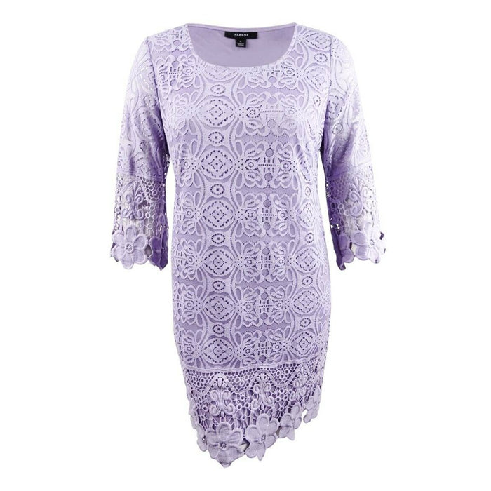Alfani Women's Crochet-Trim Illusion Dress, Size Small by Vanessa Jane