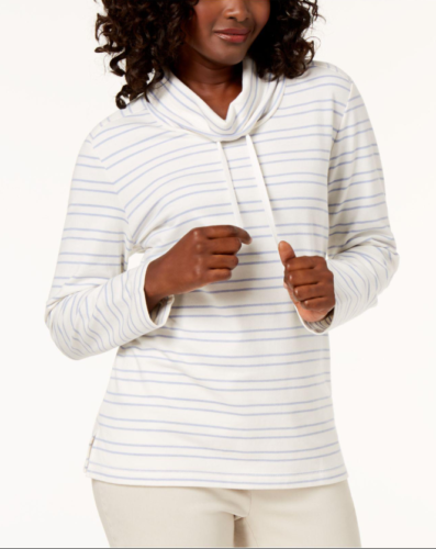 Karen Scott Womens Petite Funnel-neck Sweatshirt, Size XL by Vanessa Jane