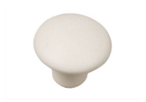 Laurey Ceramic Knobs 03982 1-3/8in Mesa Knob Parchment Matte Finished , 2 Pack by Vanessa Jane