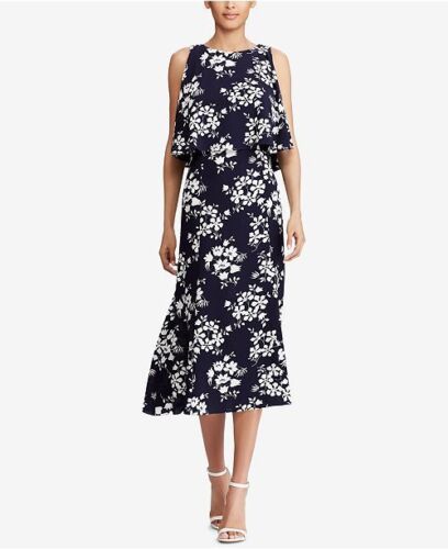 American Living Floral-Print A-Line Dress, Size 18 by Vanessa Jane