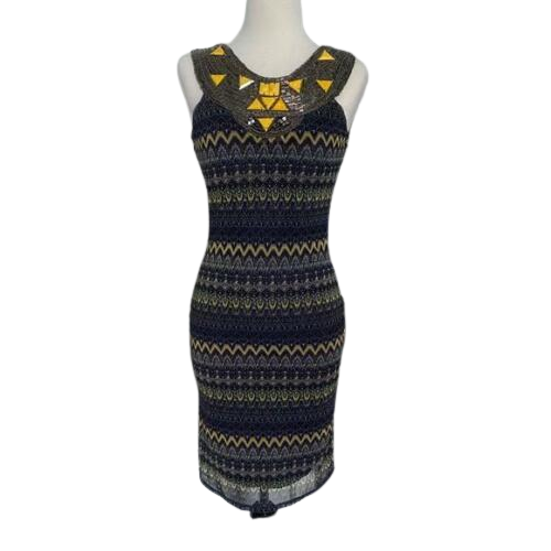 Francescas Collections Aztec Print Dress, Size Small by Vanessa Jane