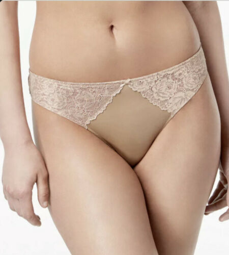 Inc International Concepts Women’s Smooth Lace Thong, Size Large by Vanessa Jane