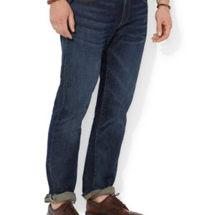 Polo Ralph Lauren Big And Tall Hampton Straight Fit Lightweight Jeans, 52X30 by Vanessa Jane