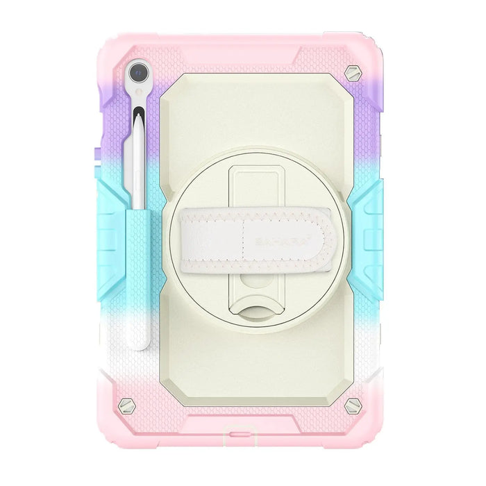 Samsung Galaxy Tab S10 Lite (2025)/S10 FE/S9/S9 FE Heavy Duty Kid Proof Case - Built-in Hand Strap and Kickstand | Wander Series by Zerodamage Sahara Case LLC