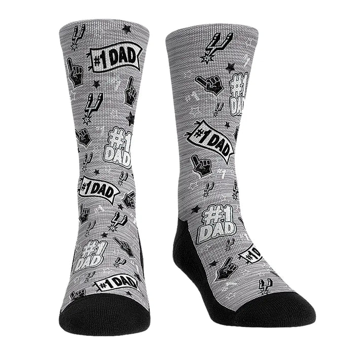 San Antonio Spurs - #1 Dad by Rock 'Em Socks