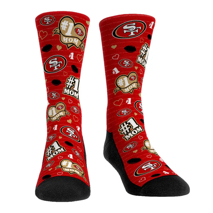 San Francisco 49ers - #1 Mom by Rock 'Em Socks