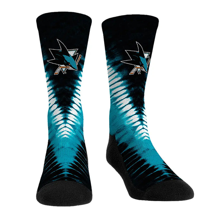 San Jose Sharks - V Shape Tie Dye by Rock 'Em Socks