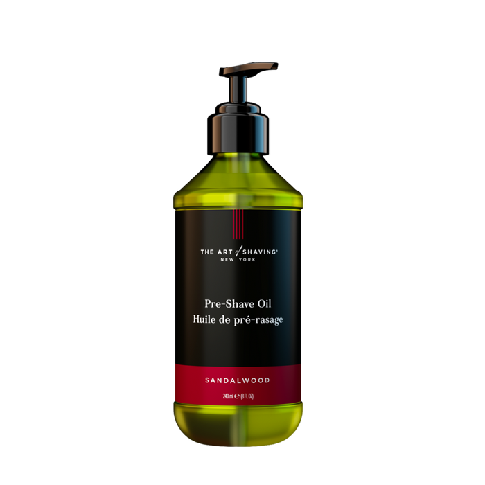 The Art of Shaving Pre-Shave Oil - Sandalwood Pump 8.1 OZ by Nava Beauty