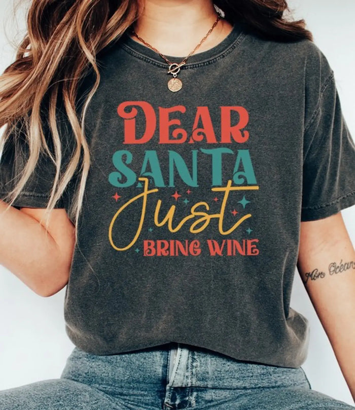 Santa Just Bring Wine - Pepper by Boutique 23