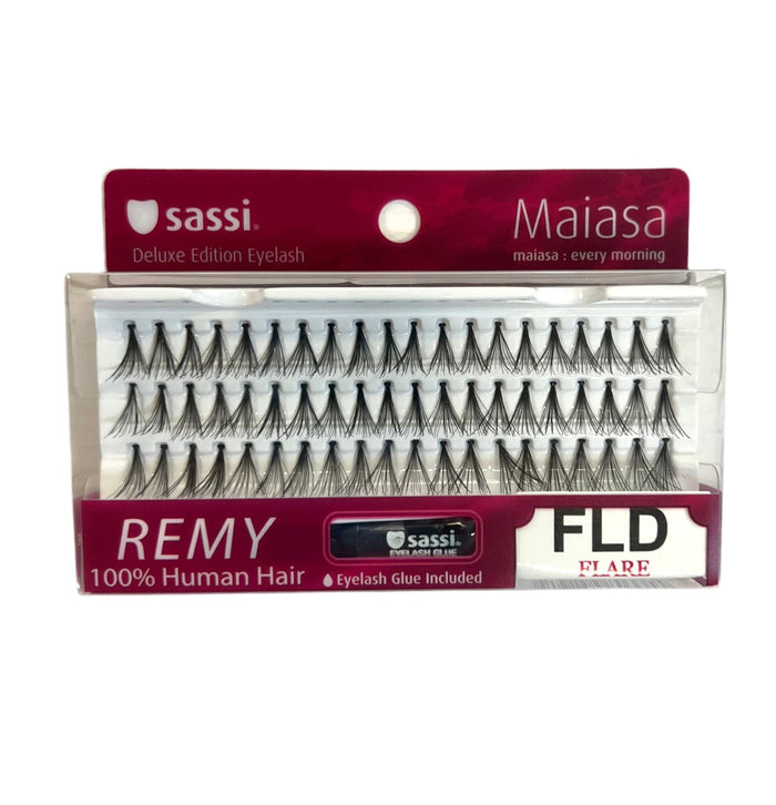 Sassi Individual Knot Free Long Double Eyelashes + Glue