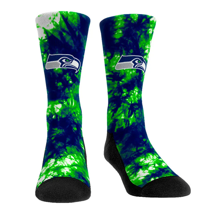 Seattle Seahawks - Team Tie Dye by Rock 'Em Socks