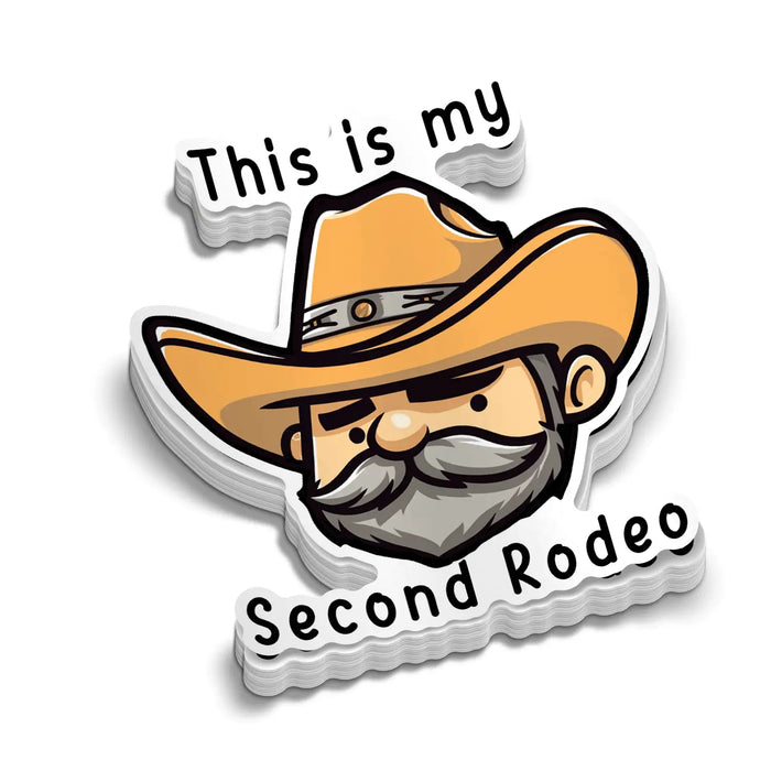 Second Rodeo - Hard Hat Decal by Armed American Supply